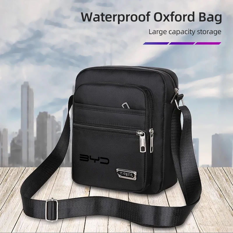 Car Shoulder Bag Sports Crossbody Bag Travel Backpack Men's Chest Storage Accessories For BYD Shark 6 F3  I3 F0 F6 S6 E2 S8