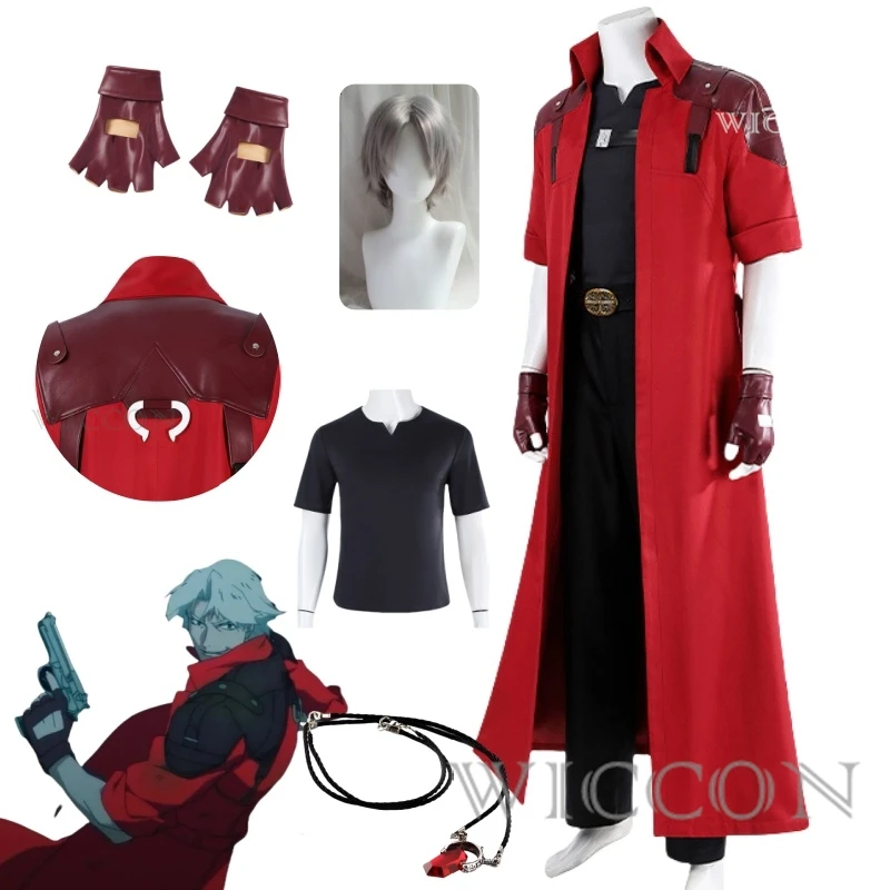 

Anime DMC Dante Cosplay Costume Halloween Cosplay Costume Full Set 3 Dante Cosplay Costume Halloween Cosplay Costume Full Set