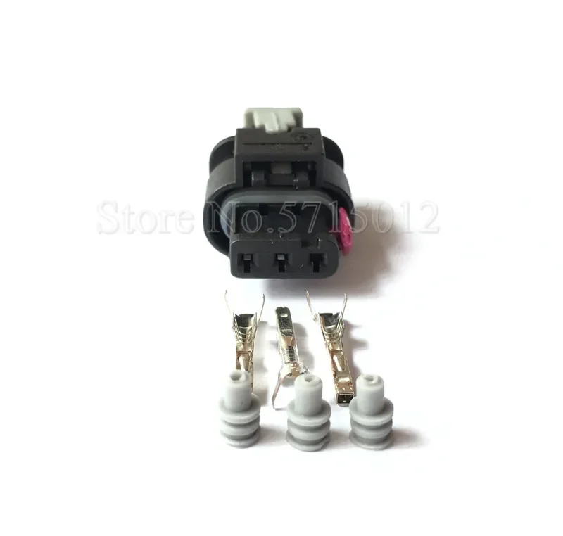 

3 Hole 1718653-1 / 4F0 973 703A / 2-1718652-3 Waterproof Automotive Reversing Radar Connector Socket For VW Audi