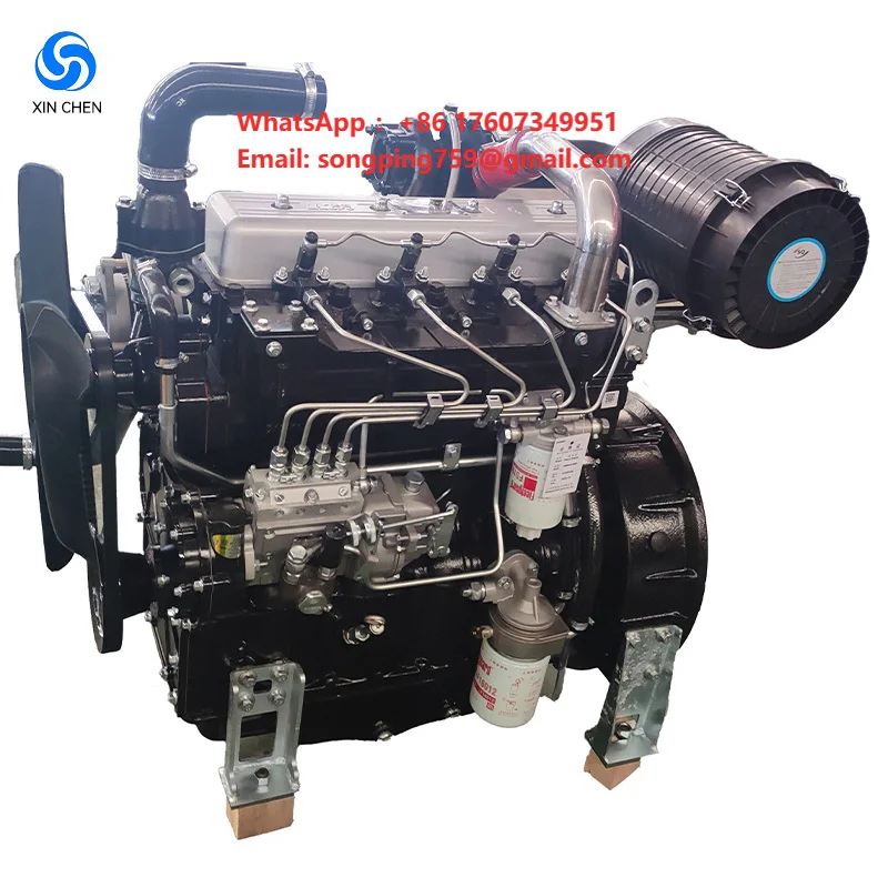 China R4105ZD High-quality Ricardo Series Water-Cooled 4 Stroke Diesel Engine Electric Start Euro 2 Easy Operate Bearing