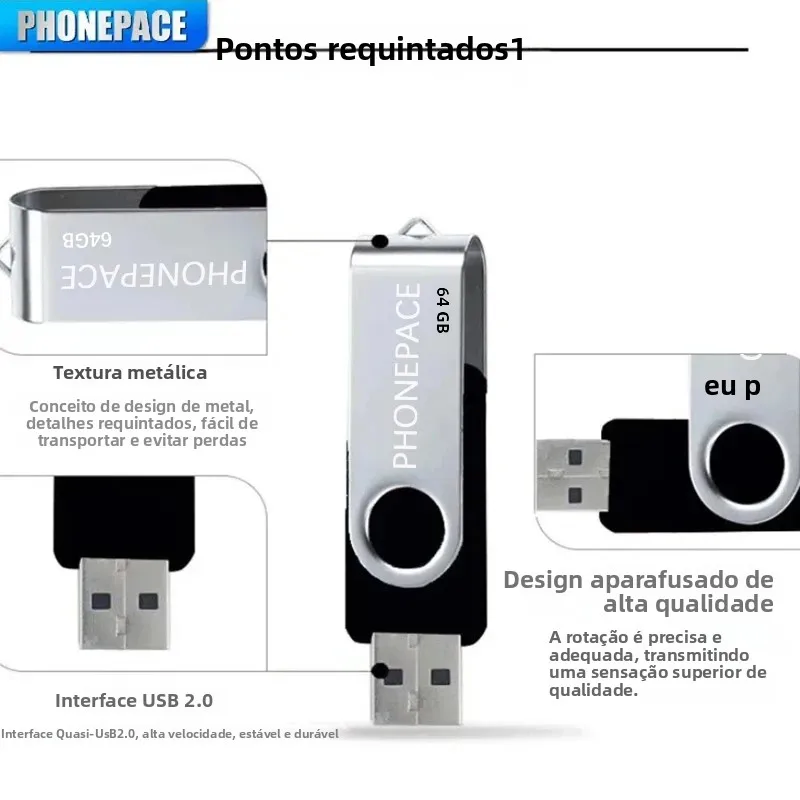 phonepace-unidade-flash-usb-rotativa-interface-usb-20-de-alta-velocidade-material-de-liga-de-aluminio-duravel-ampla-compatibilidade