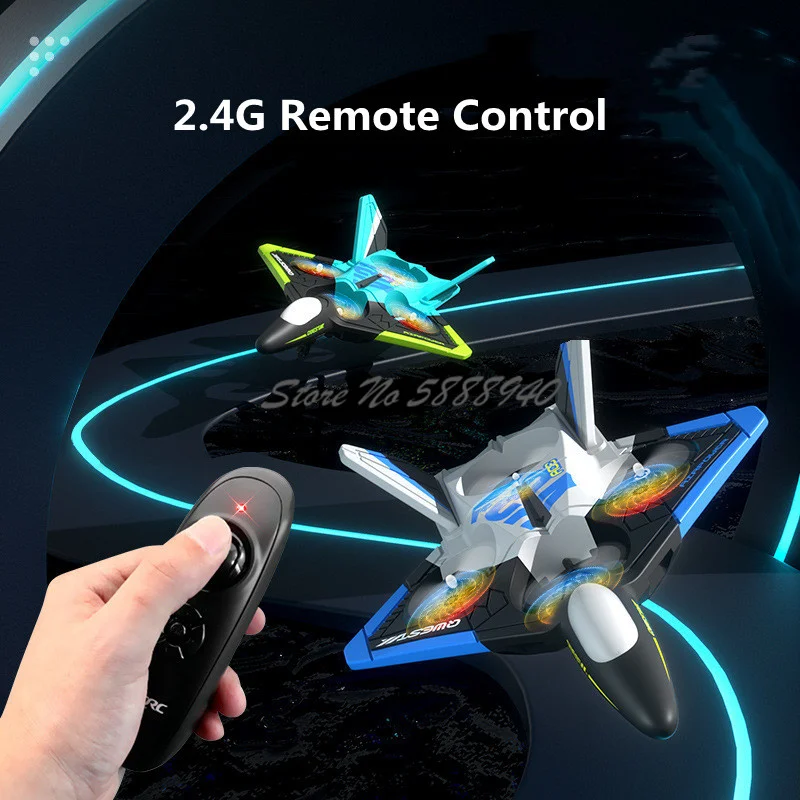 4K Camera Aerial Remote Control Fighter 2.4G 150M 3D Roll Attitude Hold Headless Mode EPP Gravity Induction RC Airplane Model