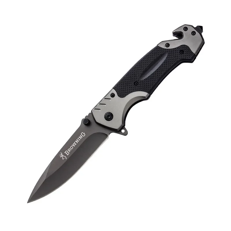 Steel Folding Pocket Knife for Hunting Outdoors L Self Defense High Hardness Tactic Camping Knifes for Men