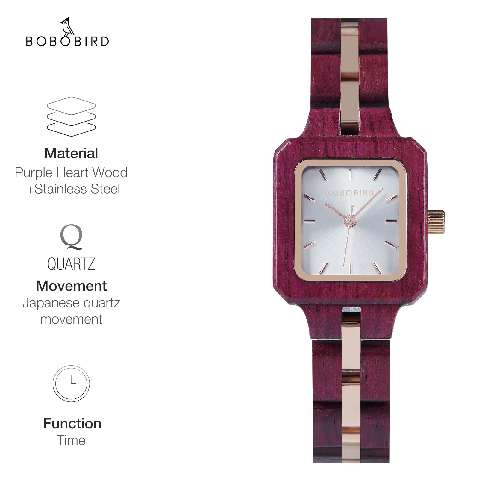 

BOBO BIRD Wood Women Watch Japanese Quartz Movement Wristwatch Design Female Simple Fashion Watch Personalized Engraved Gift Box