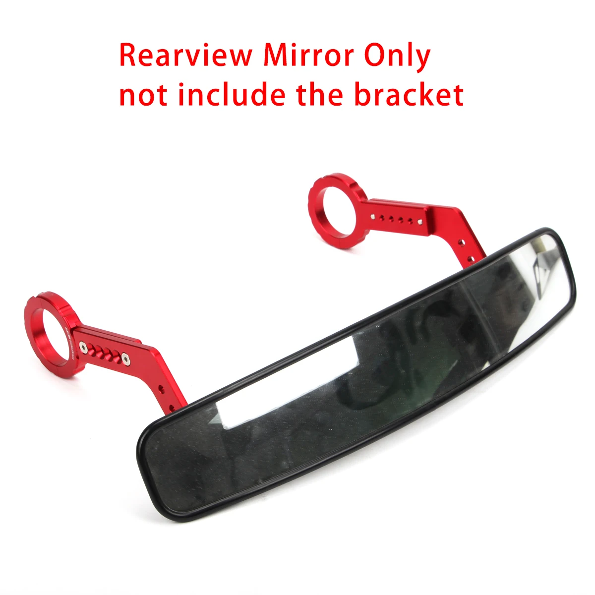 Universal Racing Wide-Angle Glass Rear View Mirror With Special Aluminum Alloy Bracket Auto Interior Mirror Safer Driving