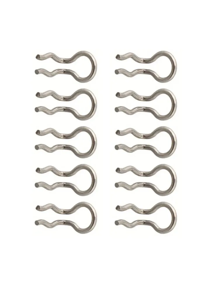 AliExpress NONE New 10pcs Bike Bicycle Disc Brake Caliper Spring Clips for Shimano XT SLX XTR Fixing Screw Pins Spring Clip MTB Bike Accessories