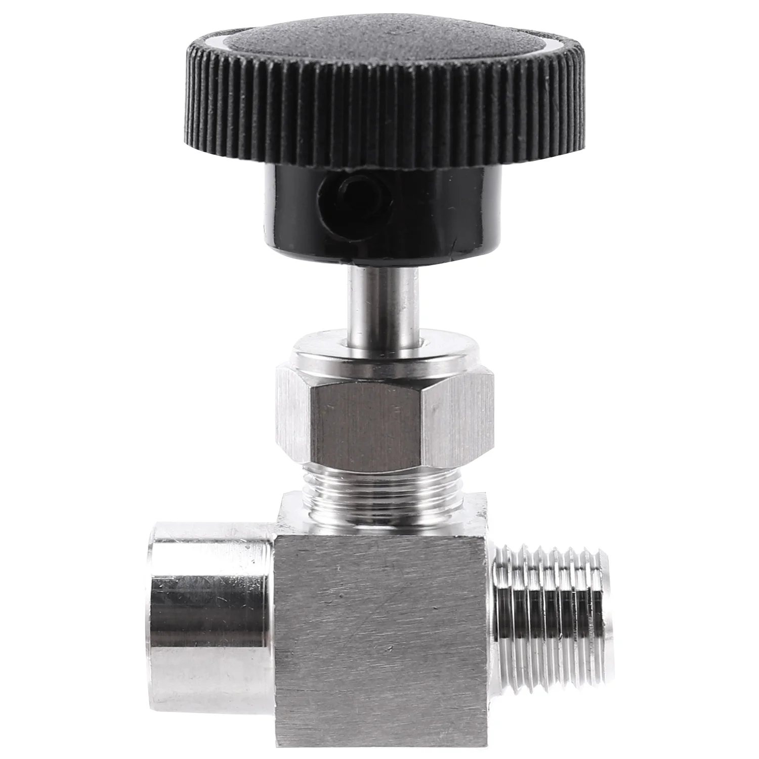 

Needle Valve Adjustable 1/4 inch Male to Female Thread Stainless Steel 304 Flow Control Shut Off Crane Needle Valve