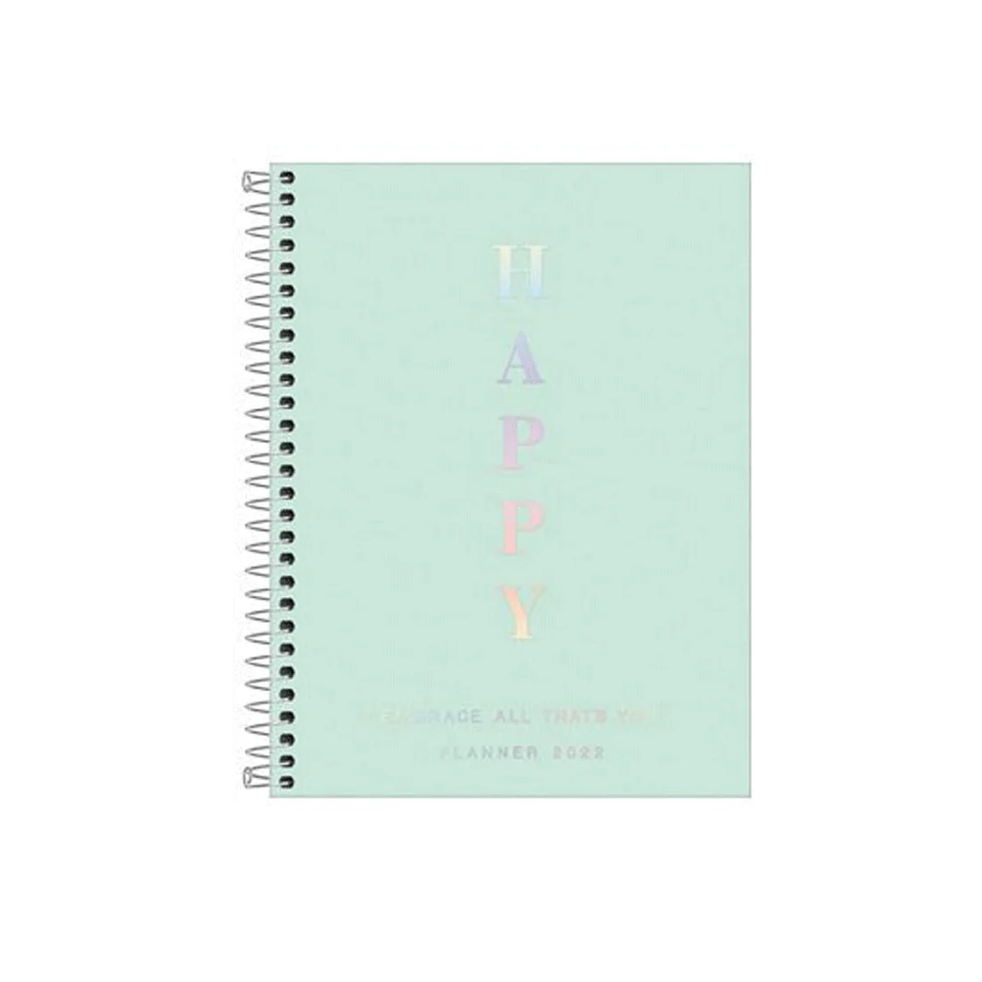 Planner Espiral 2022 Happy 17,7X24 cm Tilibra Cor: Verde