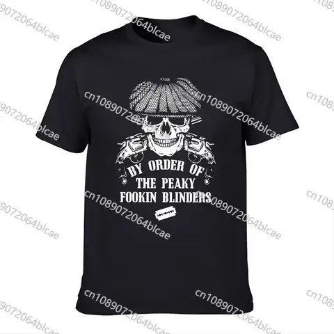 per Ordine dei T-shirt Peaky Fookin' Blinders T-shirt alla moda T-shirt grafica a maniche corte T-shirt estive economiche Kawaii taglie forti