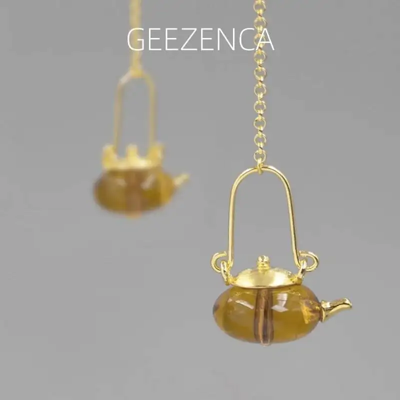 925-sterling-silver-natural-amber-teapot-drop-earrings-fine-jewelry-chinese-style-trendy-original-design-earrings-girl-gift-m008