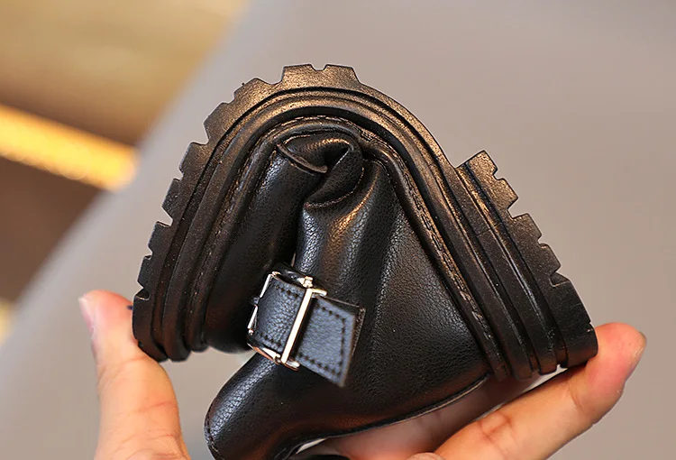 Winterstiefel für Mädchen, neue Mode, knöchelhohe Stiefel, wärmend, mit Kaschmirfutter, Kinderstiefel, rutschfeste Outdoor-Schuhe für Kleinkinder und Schüler. – Detail 16
