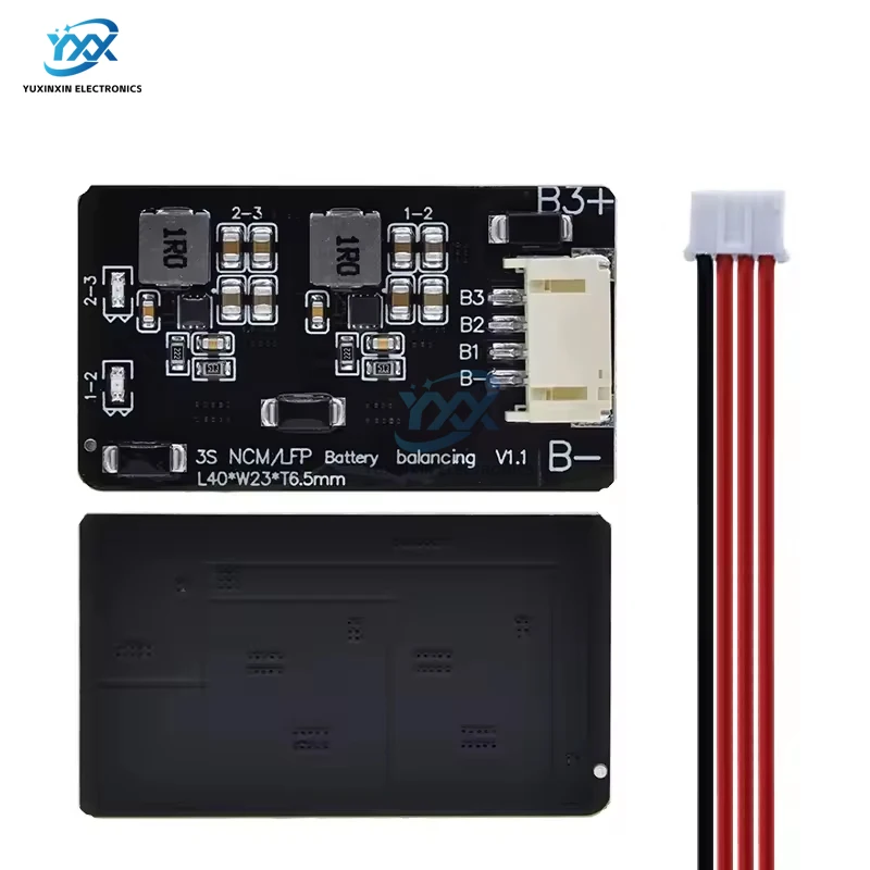 BMS 3S 4S لوحة الموازن النشط 1.2A نسخة حثي وحدة معادل نقل الطاقة لبطارية ليثيوم LiFePO4 LiPo Li-ion