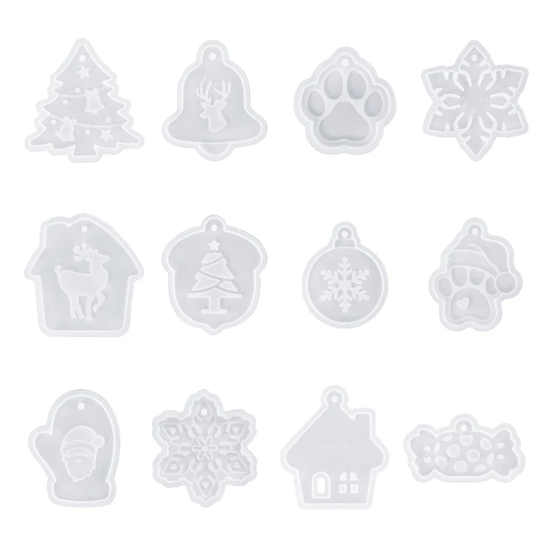 

Reusable Holiday Silicone Mould Crafting Decorations Christmas Party Activity
