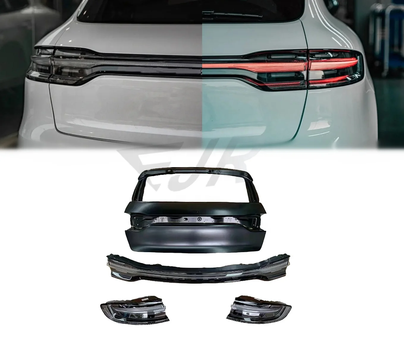 For ’Porsche Macan 2014-2017 Updated 2021 Through the Taillight Tail Door