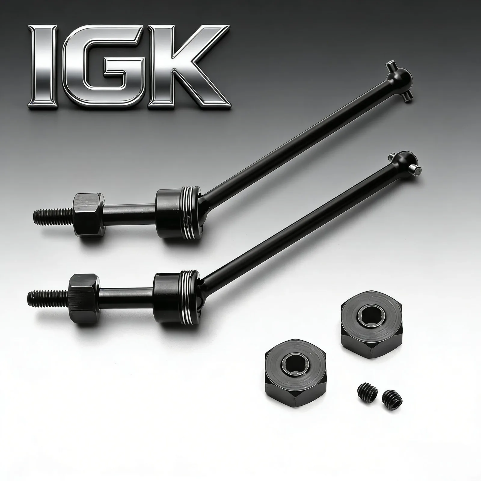 LOS04022 LOS242048 Solid Axle for 1/8 TEAM LOSI LMT 4WD  - Medium Carbon Alloy Steel Front CVD Universal Joint Upgrade