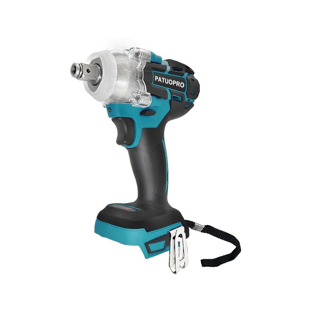 Chave de Impacto Elétrica sem Fio Velocidades Polegada Chave Elétrica sem Escova Ferramenta Elétrica para Makita 18v Bateria sem Bateria 500n.m