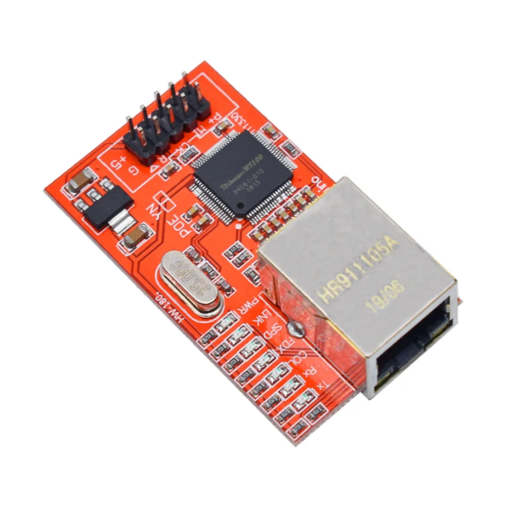 Mini W5100 LAN Ethernet Shield Network Board Module R3 W5100 3,3 V, Compatible con Ethernet UNO Mega 2560
