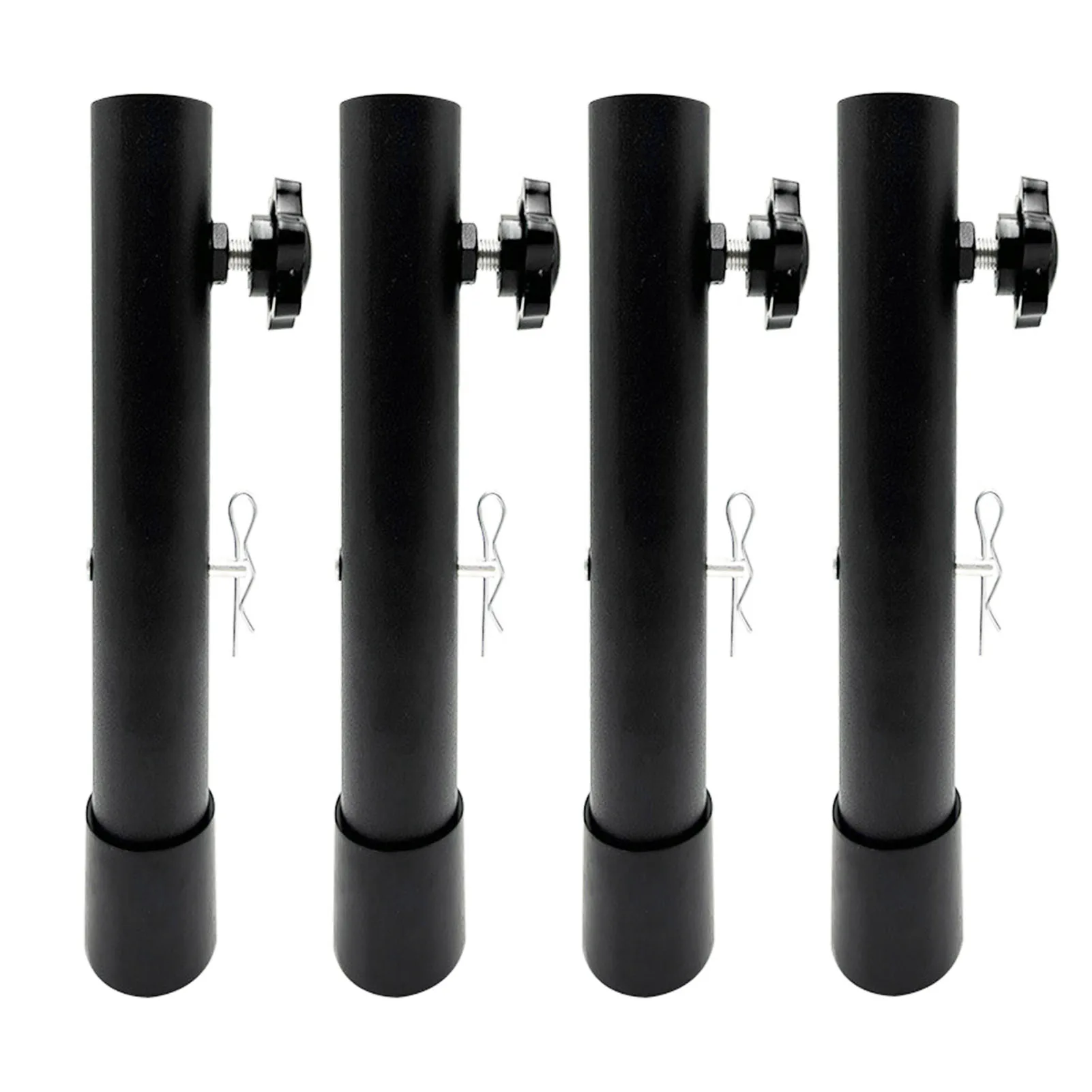 4Pcs Folding Table Leg Risers Extenders Stainless Steel Counter Height Leg Extensions