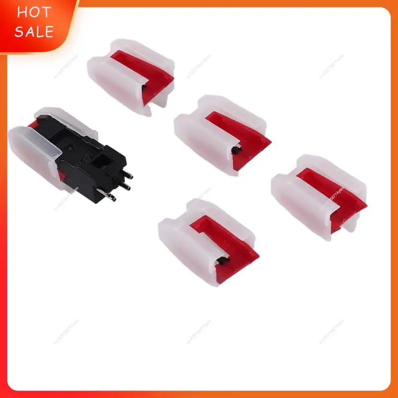 Игла проигрывателя пластинок, 1 картридж проигрывателя пластинок с 4 сменными алмазными стилусами для Crosley, Victrola, LP A62X