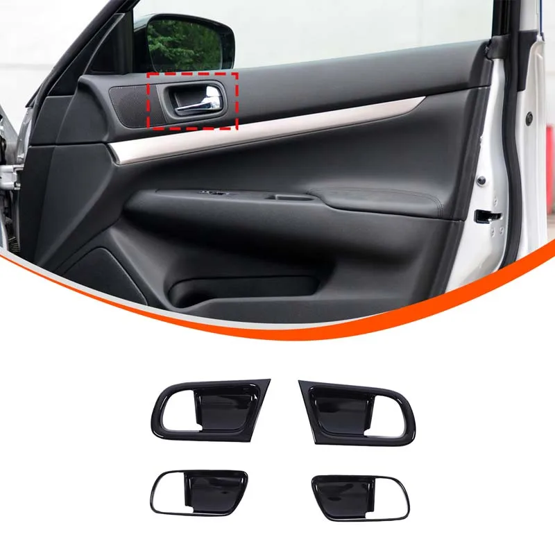 For 07-13 Infiniti G series car door handle frame 4-piece set (four-door version) car interior modification accessories