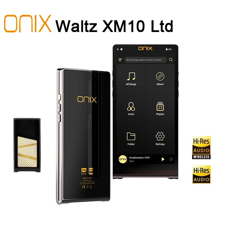 

SHANLING ONIX XM10 MP3 Player Waltz XM10 Ltd HiFi Portable Music Player MP3 Player Bluetooth 5.0 HD Hi-Res Audio Android Player