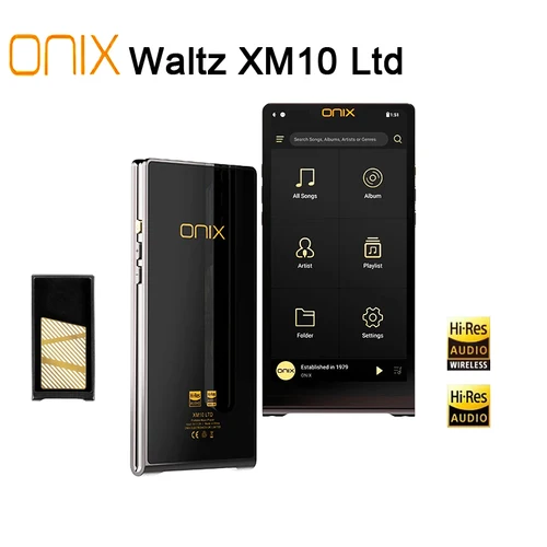 SHANLING ONIX Waltz XM10 LTD reproductor de MP3 reproductor de música portátil reproductor de MP3 HIFI Audio de alta resolución bidireccional Bluetooth 5,0 abierto Android 13