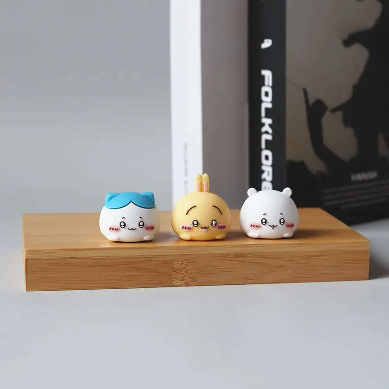 Chiikawa 3D Sculpture en plastique petite décoration de maison Portable mignon Mini ornement de bureau jouets soulagement du Stress cadeaux d'anniversaire nouveau