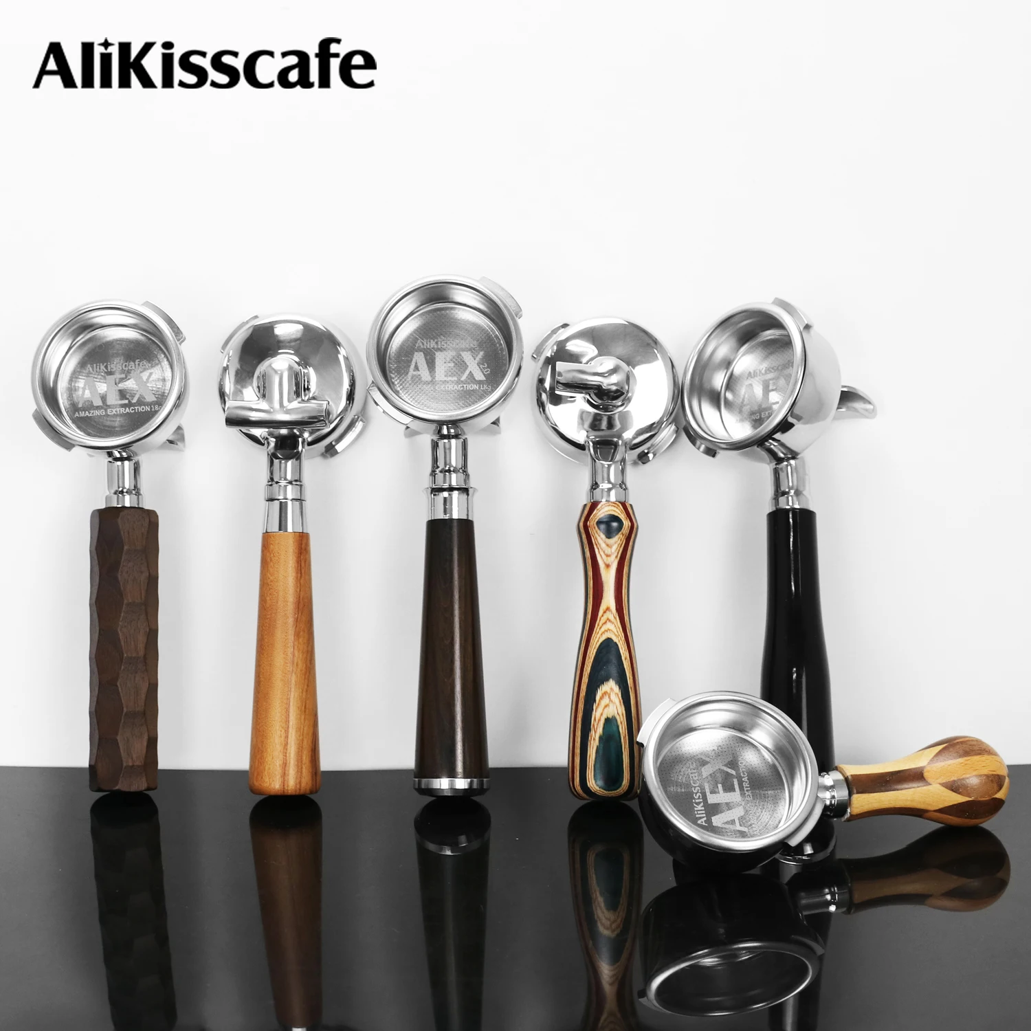 AliKisscafe 58MM Coffee Portafilter for Gaggia Classic Pro Double Spout Shot Espresso Machine Accessories Maker Barista Tools