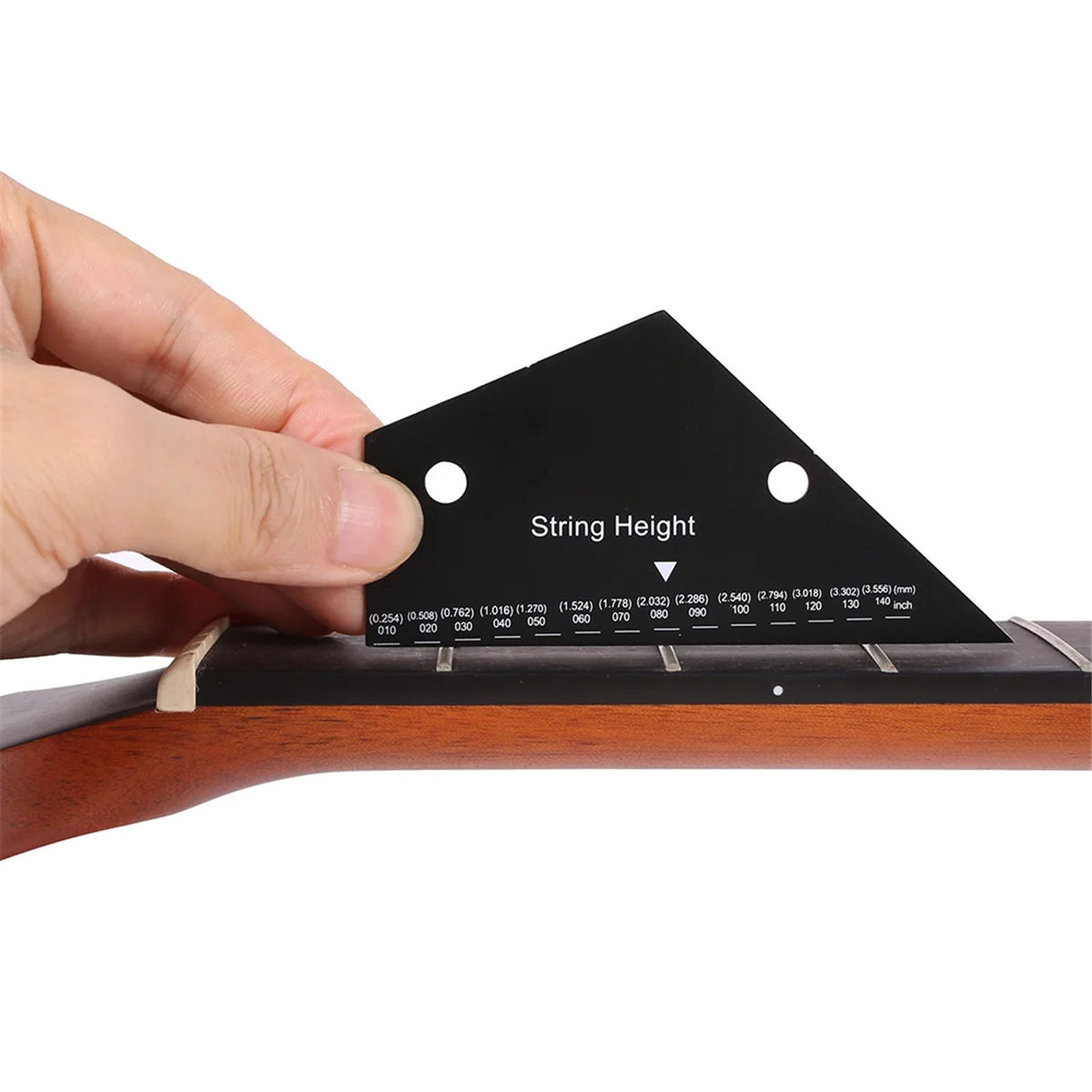 A71P الغيتار الحنق التسوية حاكم الصوتية الغيتار الأصابع مستقيم Luthiers أداة سلسلة عمل حاكم مسطرة قياس #3