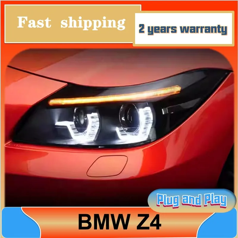 Car Styling for BMW Z4 Head Lamp 2009-2016  Z4 Headlights E89 DRL Turn Signal Low High Beam Projector Lens