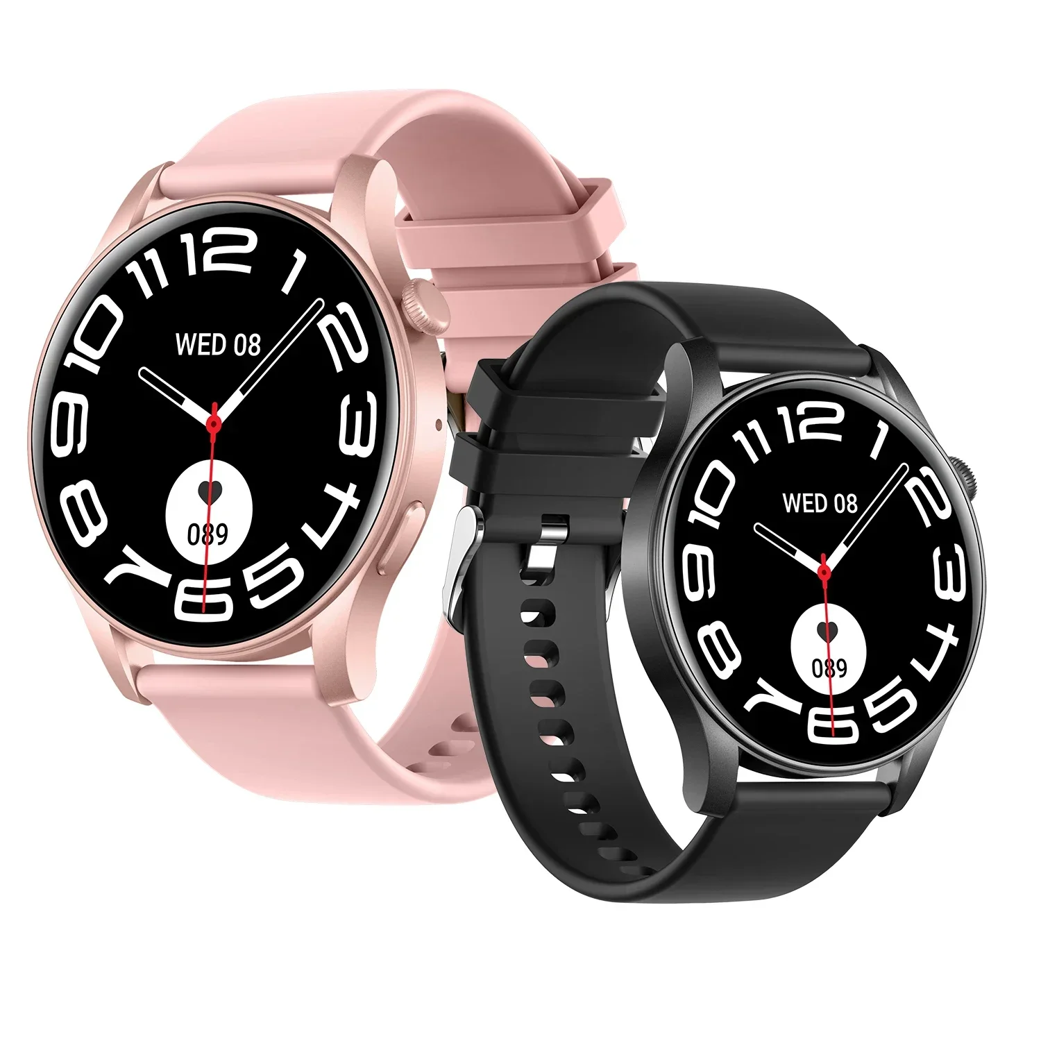 

2024 Smartwatch - 1.43inch AMOLED Screen BT Call. AI Voice Assistant. Heart Rate Monitoring Sports Fitness Tracker for Men Women