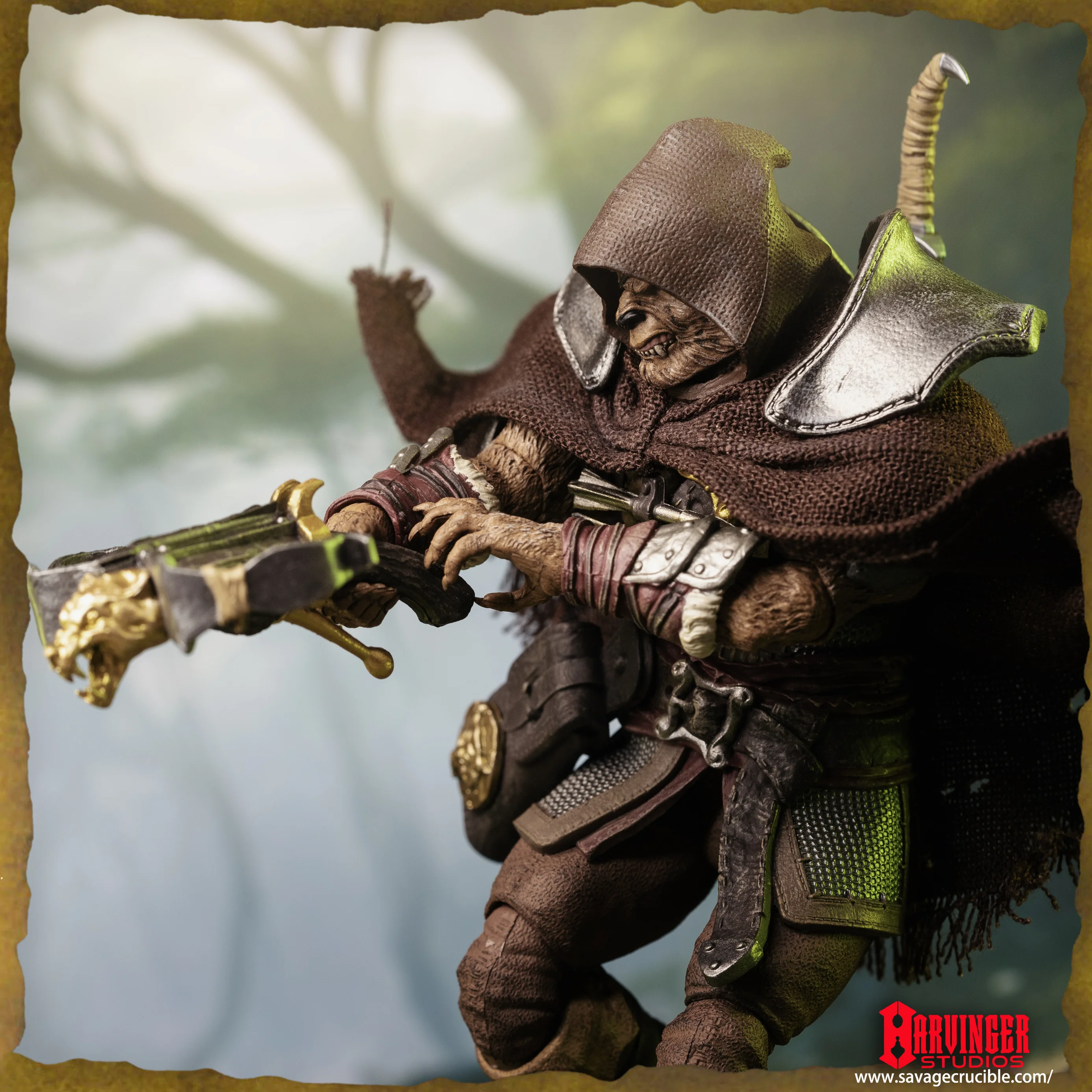New 1/12 7inches Harbinger Studios Savage Crucible Action Figure