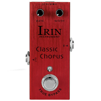 IRIN AN-09 Classic Chorus Guitar Effect Pedal Crisp & Transparent Chorus Full Bodied Sounds True Bypass Guitar Parts Durable