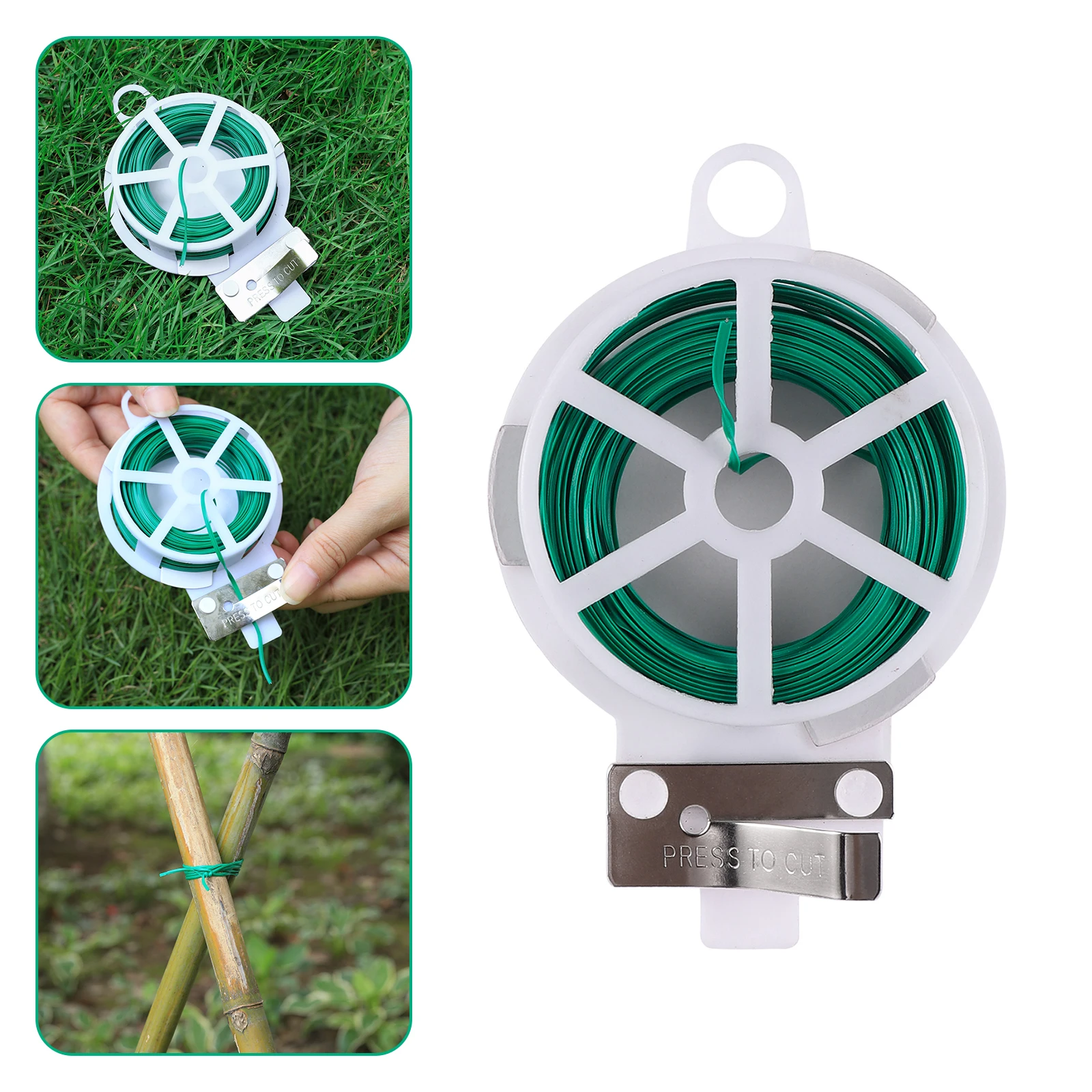 20/30/50/100M Garden Twist Tie Plant Climbing Support Cable String Reusable Flower Creeper Vines Hoops Fixed Plant Tying Tool