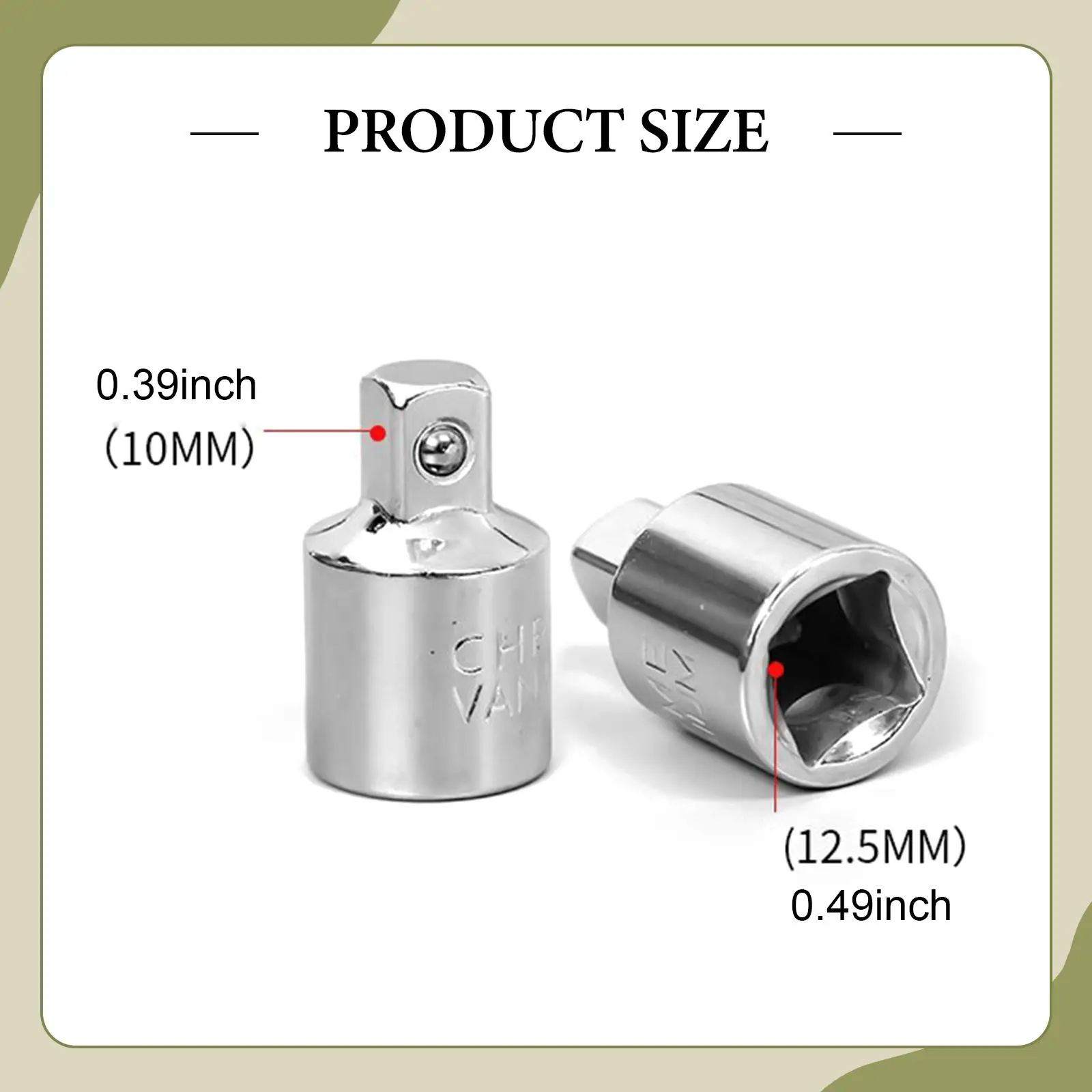 محول تأثير 1/2 أداة تحويل سائق الصدمات مقاومة للاهتراء صيانة محمولة استبدال جزء للمفاتيح #6