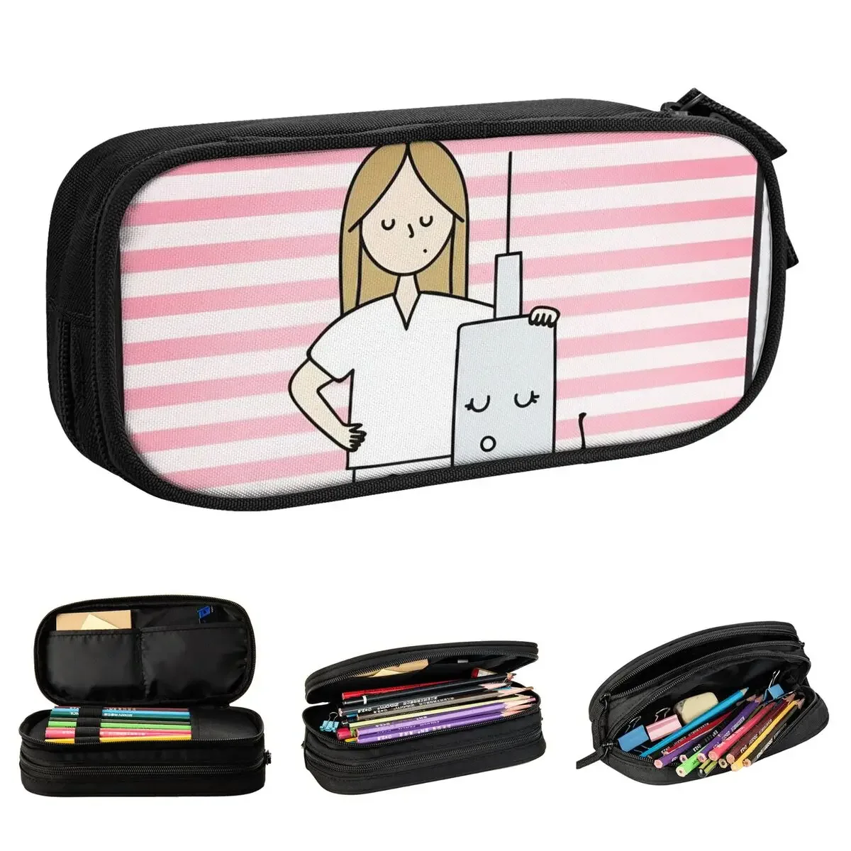 

Doctor Nurse Enfermera En Apuros Pencil Cases Cute Pen Box Pencil Bags Student Big Capacity Students School Gift Pencilcases