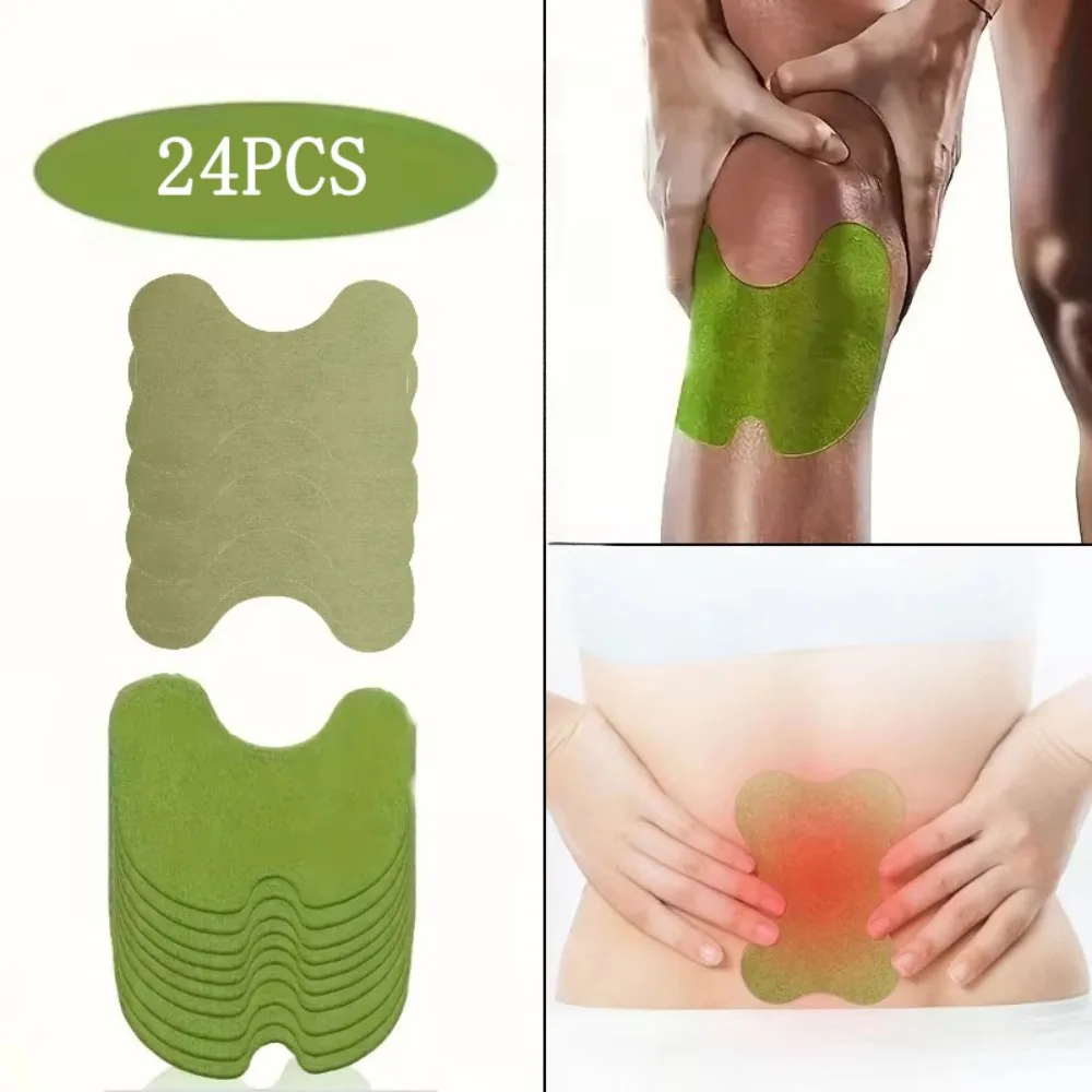 12/24Pcs Neck, Shoulder and Knee Patch, Acupuncture Patch, Heat Patch, Long-lasting Warm Knee Patch Outdoor Sports Safety Pads