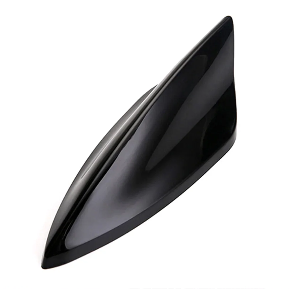 Universal Car Roof Shark Fin Decorative Aerial Antenna Cover Sticker Base Roof Carbon Fiber Style For BMW Honda Toyota antenna