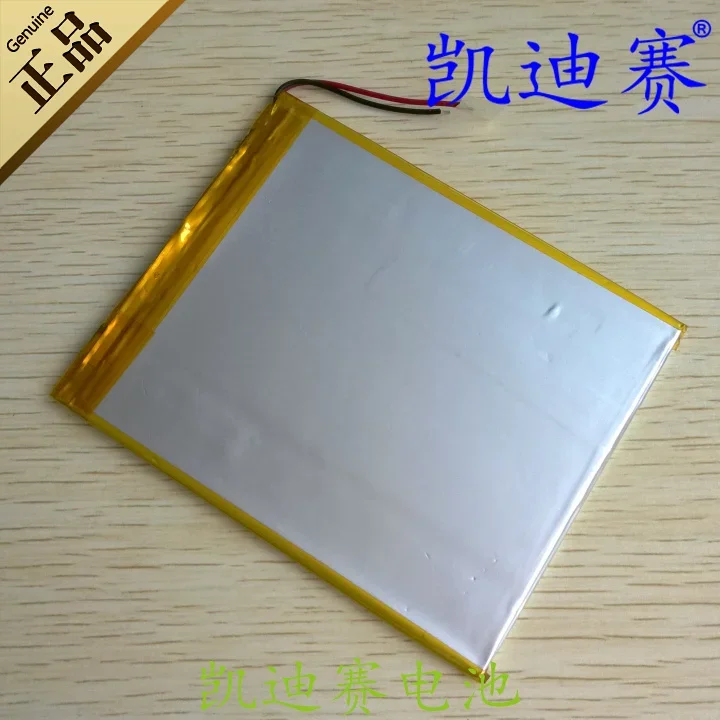 Bateria de polímero de lítio 3.7V3500mAh 3390108   tablet LED núcleo de energia móvel Um produto Célula de íon de lítio recarregável Li-ion recarregável
