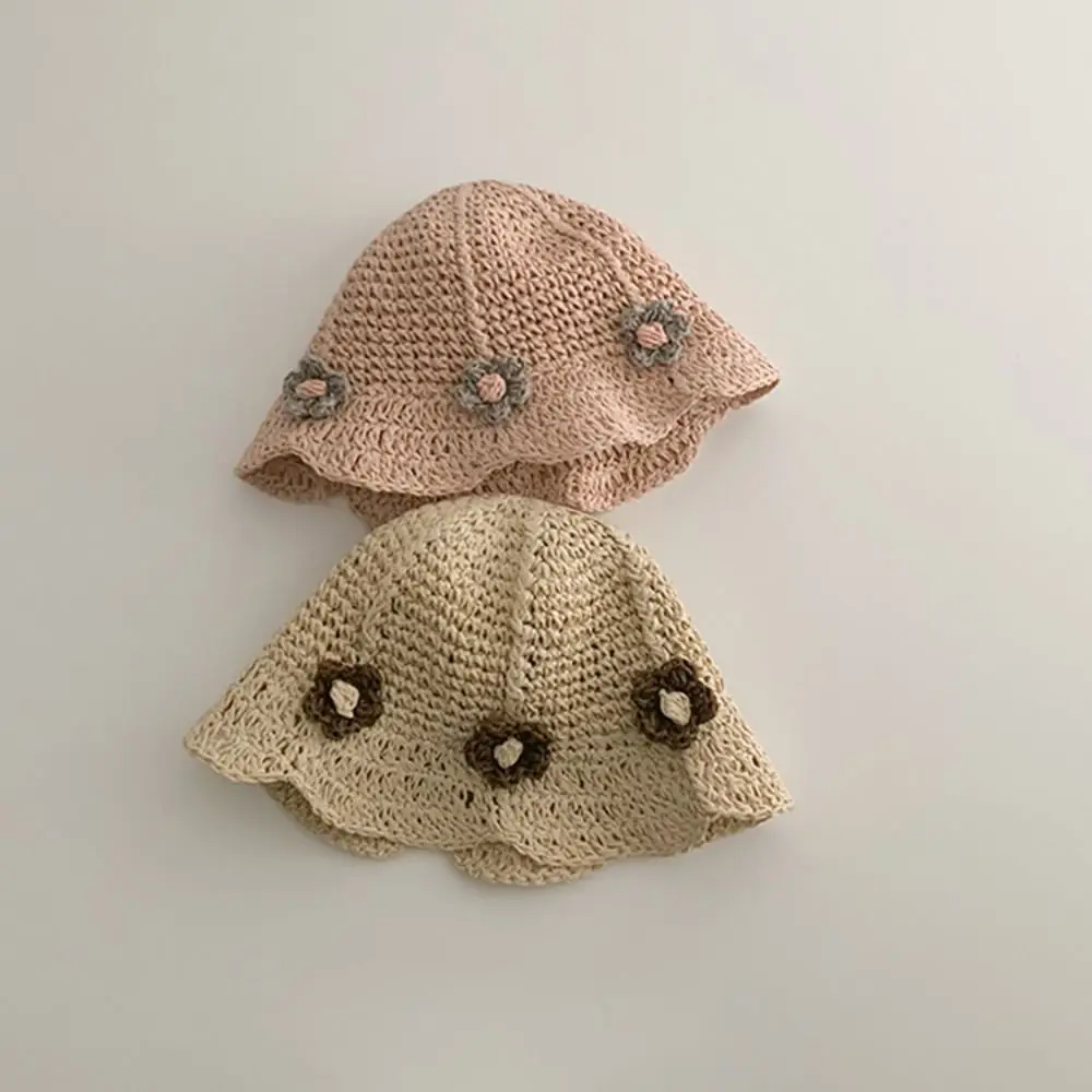 

Portable UV Protection Children Panama Caps Soft Breathable Straw Hat Cute Design Foldable Baby Sun Hat Summer Season