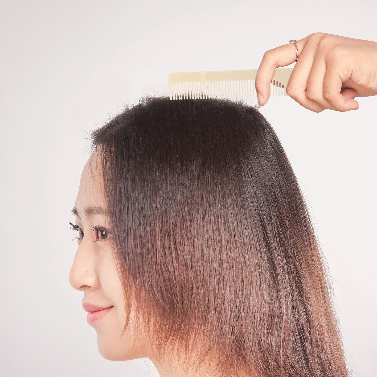 

Anti-Static Acetate Comb Wide Tooth Detangler For Women Men Portable Compact Travel Pocket Hair Styling Tool -Free Shine