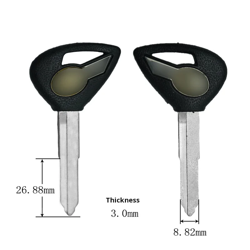 Yamaha motorcycle key, suitable for: Yamaha Speedstar 650/1100 King XV125 motorcycle key embryo.