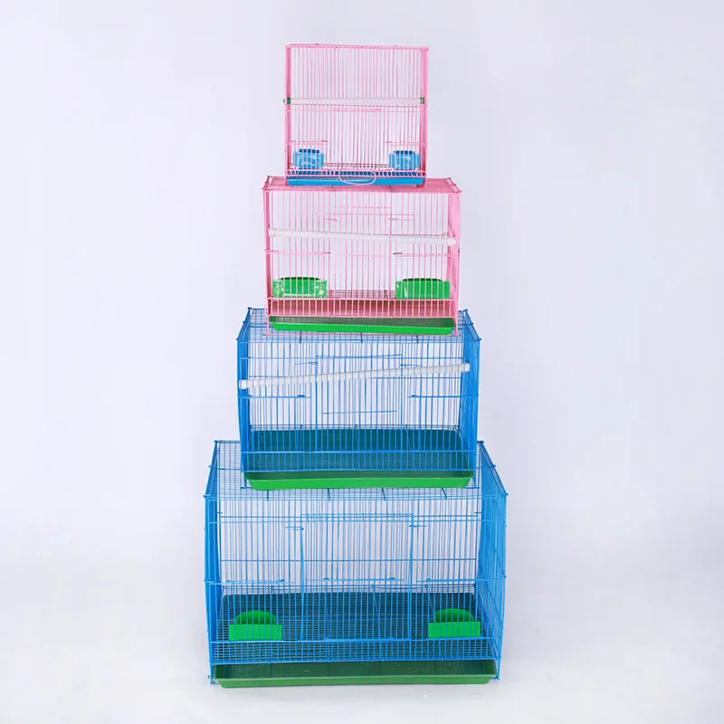 

Hot Selling Durable Steel Wiring Pet Cage love Birds Cage Large for Sale Birds