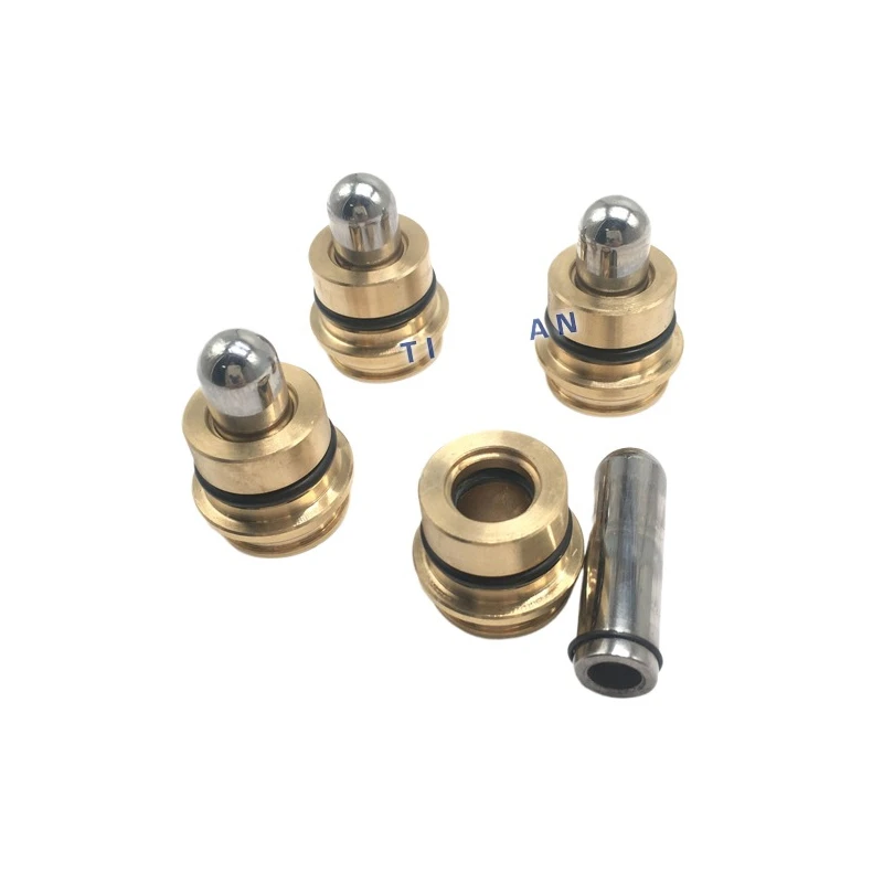 For Sany sy Yuchai Lonking Foton Lovol 55 60 65 75C-8 Walking Foot Valve Bullet Plunger Excavator Accessories