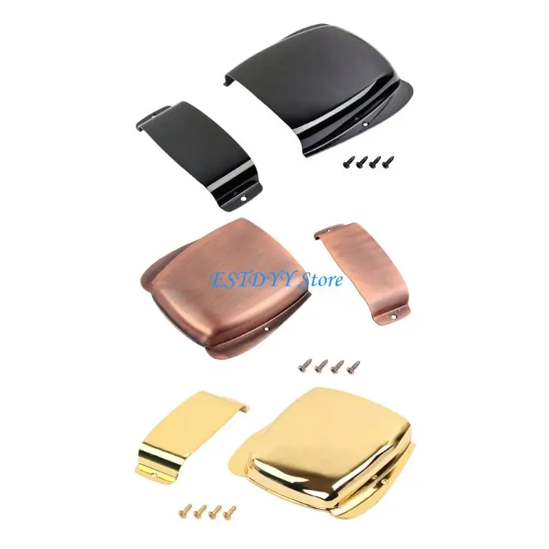 

G6DE Metal String Instrument Protector Easy Mount Design Bass Guitar Bridge Shield