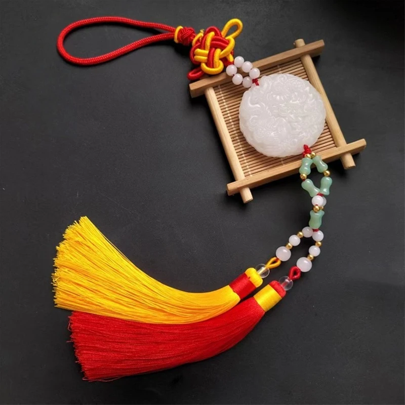 1pc Hanfu Jade Quaste Anhänger Zubehör Chinesischen Stil Antike Hanfu Kleid Taille Tragen Hängende Dekorationen Wohnkultur Geschenke