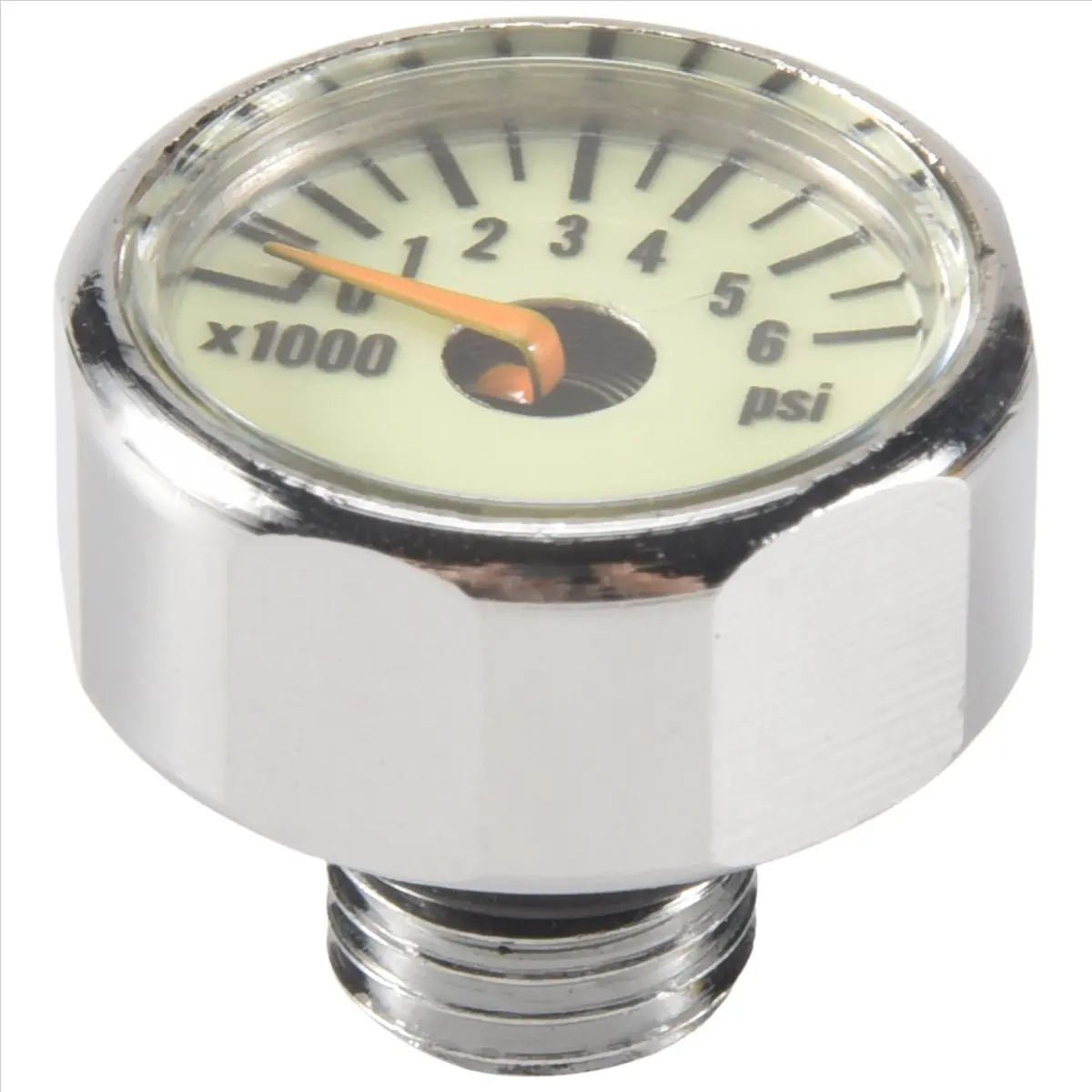 Nieuwe Duikfles Manometer 1 Inch Gezicht 350 BAR/5000 PSI 7/16 Inch-20UNF Threads-A50M