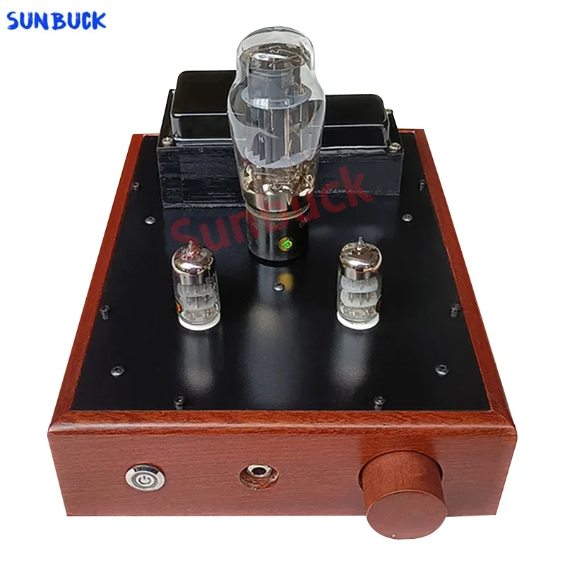 Sunbuck 32Ω-600Ω 2.0 1 واط فراغ أنبوب أمبير مكبر للصوت 0 الضوضاء 6N3 6N5P GE5670 6080 فراغ أنبوب مضخم ضوت سماعات الأذن