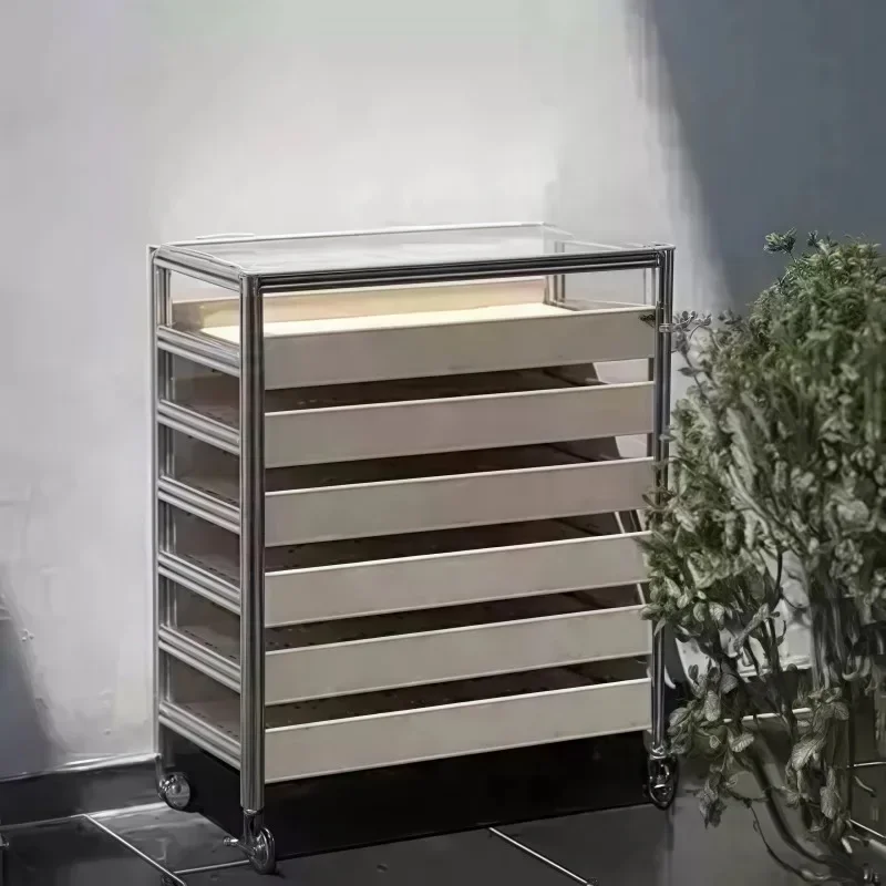 

Birch desk, file storage cabinet, data side cabinet, office with drawers, multi-layer storage