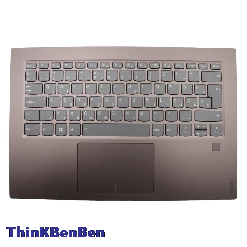 

HU Hungarian Bronze Keyboard Upper Case Palmrest Shell Cover For Lenovo Ideapad Yoga 920 13 Flex Pro 13IKB 5CB0Q09618